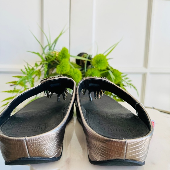 Fitflop Cha Cha Wedge Sandal SIZE US10 - Picture 5 of 9